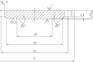 Фланец глухой  PN 16 Рис.09-009