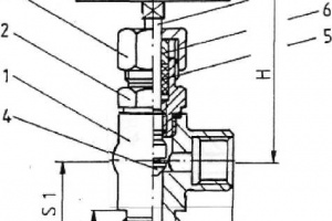 Клапаны для воздушных баллонов PN 640 Рис. 03-008