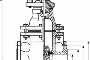 Задвижки клинкетные  PN 10/16 Рис. 05-002