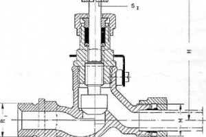 Клапаны запорные штуцерные PN 40 Рис. 03-014