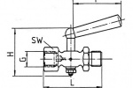 Кран манометровый PN 6 Рис.06-036