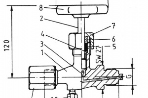 Клапаны манометровые PN 400/250 Рис.06-041
