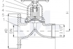 Клапан пожарный тип WFB невыдвижной шпиндель тип 03.14.07 / 03.14.08