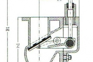 Захлопка штормовая путевая PN 4 Рис.08-012