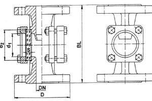 Стекла смотровые фланцевые  PN 16 Рис.13-002