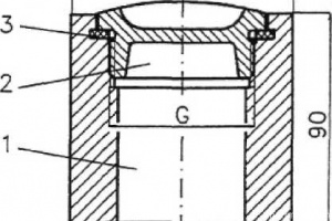 Пробка палубная мерной трубы Рис.09-016