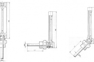 Термометры технические , колонка 150 мм Рис.15-003