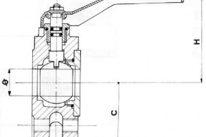Кран шаровый компактный PN 16 Рис.06-026