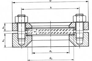 Стекла смотровые круглые  PN 10/16 Рис.13-007