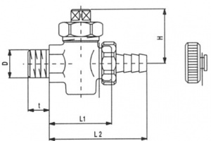 Пробка котельная PN 12,5 Рис.06-004