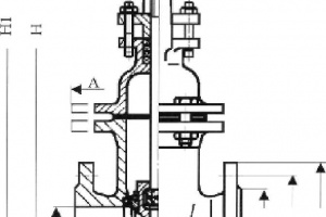 Задвижки клинкетные овальный корпус PN 16 Рис. 05-013